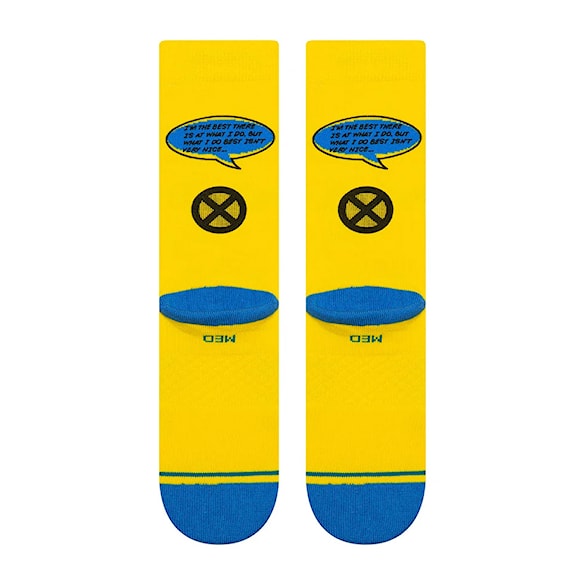 Ponožky Stance Wolverine Crew yellow 2025 - 3