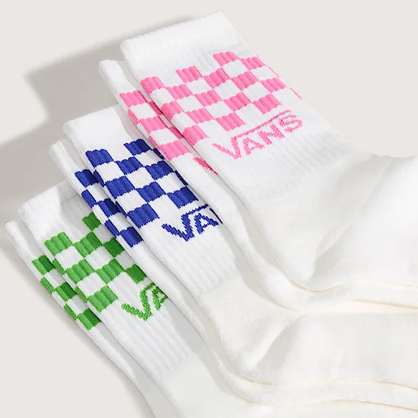 Socks Vans Classic Check Crew checkerboard pink fizz 2026 - 2