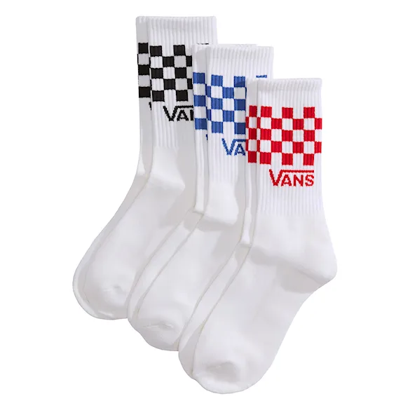 Ponožky Vans Classic Check Crew checkerboard white 2026 - 1