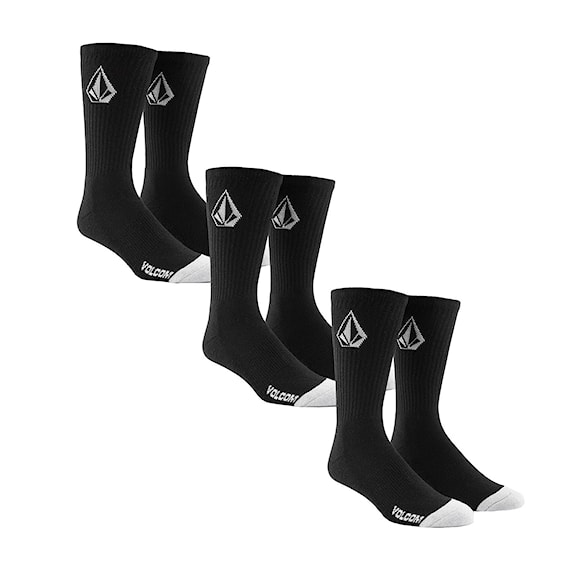 Socks Volcom Full Stone Sock 3Pk black 2026 - 1