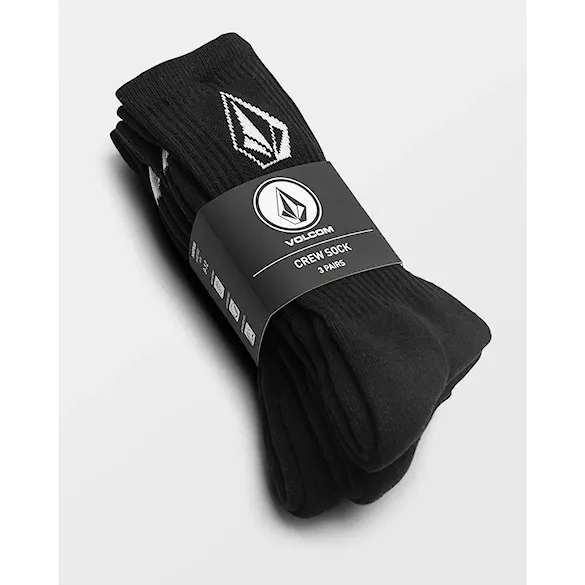 Ponožky Volcom Full Stone Sock 3Pk black 2026 - 2