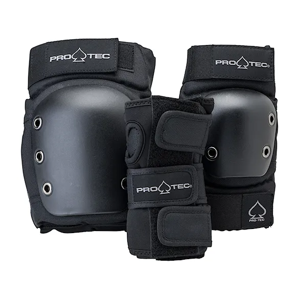 Ochraniacze kolan na deskorolkę Pro-Tec Street Gear Junior 3 Pack black - 1