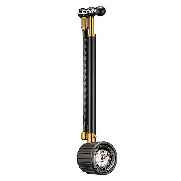 Pumpa na kolo Lezyne Shock Drive black/gold - 1