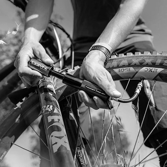 Pompka rowerowa Lezyne Pocket Drive Pro HV neo metallic/silver - 4