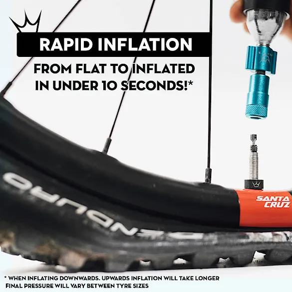 CO2 Pompka Peaty's Holeshot CO2 Tyre Inflator - MTB black - 4