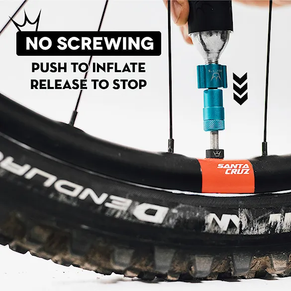 CO2 Pompka Peaty's Holeshot CO2 Tyre Inflator - MTB black - 5