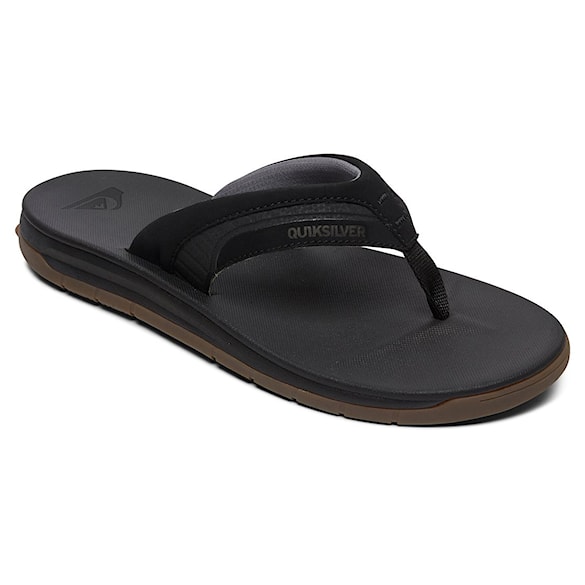 Žabky Quiksilver Coastal Excursion Travel black/black/brown 2020 - 1