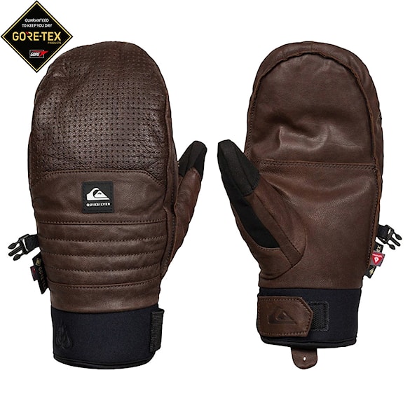 Rukavice na snowboard Quiksilver Travis Rice Gore Mitt bronze brown 2022 - 1