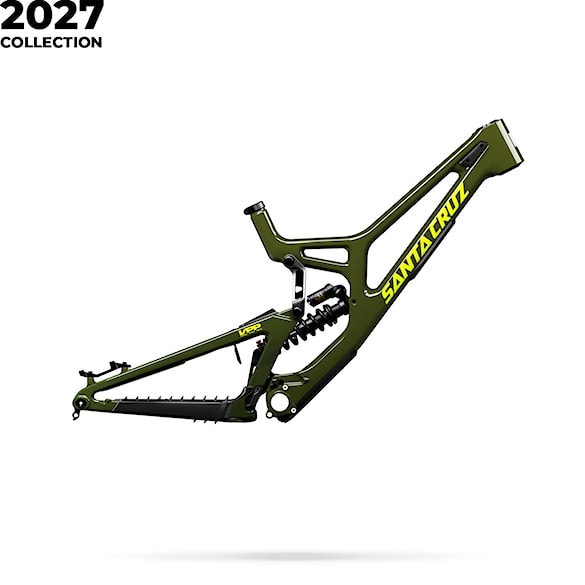 Rama rowerowa Santa Cruz V10 CC Fac MX gloss kelp green 2027 - 1