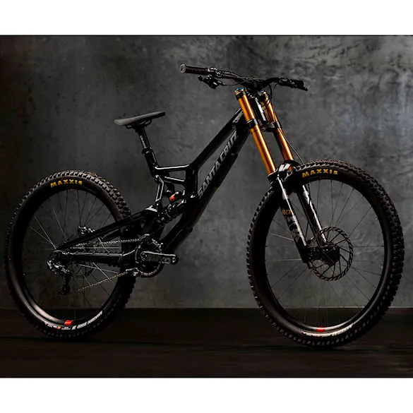 Bike Frame Santa Cruz V10 CC FAC MX gloss black sparkle 2025 - 2