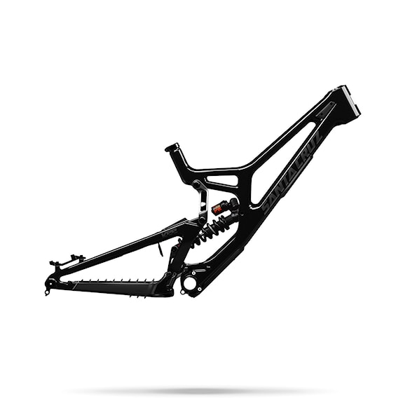 Bike Frame Santa Cruz V10 CC FAC MX gloss black sparkle 2025 - 1