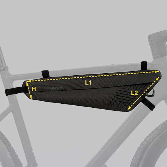 Frame Bag Topeak Midloader Drybag M black - 5