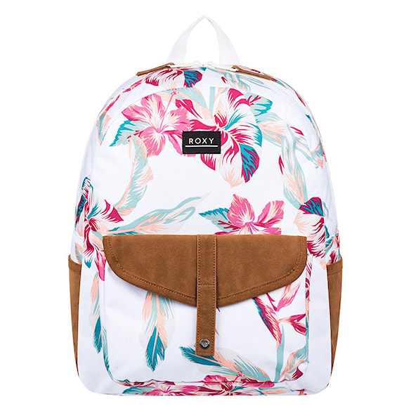 Backpack Roxy Carribean snow white tropic call 2020 - 1