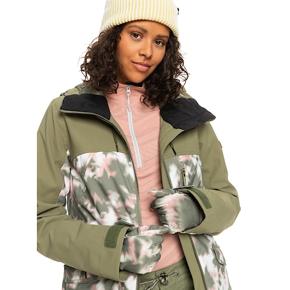 Rukavice na snowboard Roxy Hydrosmart Liner deep lichen green nimal 2023 - 3