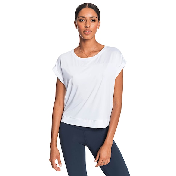 Fitness triko Roxy Lets Shake Hands bright white 2021 - 1