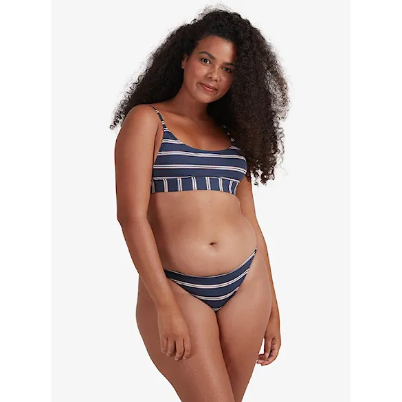 Plavky Roxy Moonlight Splash Mod Bottom mood indigo will stripes lurex 2021 - 5