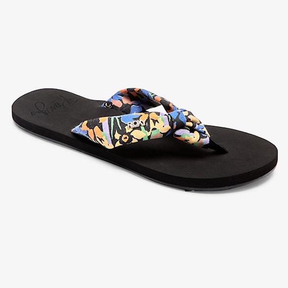 Flip-flops Roxy Paia IV black print 2023 - 2