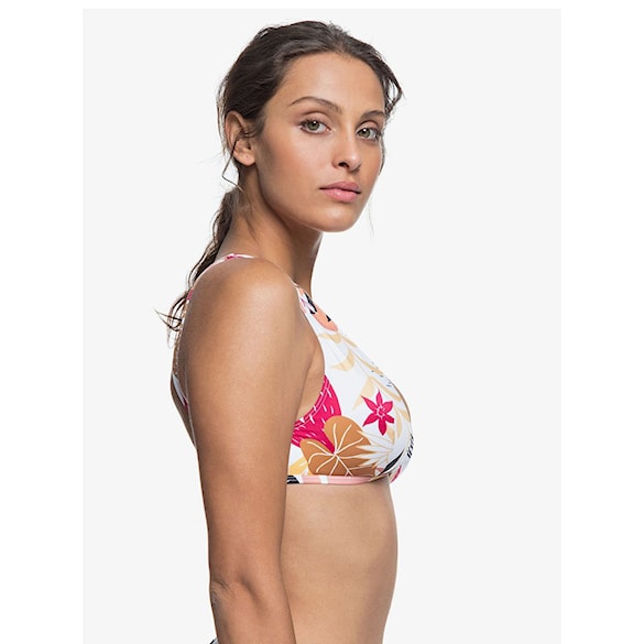 Plavky Roxy Pop Surf Tri bright white nirantara 2020 - 2