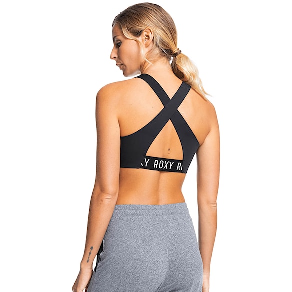 Fitness biustonosz Roxy Run To Me true black 2021 - 3