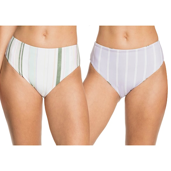 Strój kąpielowy Roxy Sea & Waves Revo Pt Full Bot bright white kamuela stripe s 2021 - 1