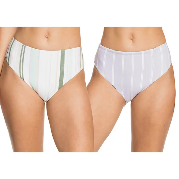 Swimwear Roxy Sea & Waves Revo Pt Full Bot bright white kamuela stripe s 2021 - 1