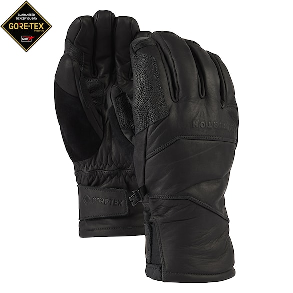 Rękawice snowboardowe Burton [ak] GORE-TEX Clutch Leather true black 2026 - 1