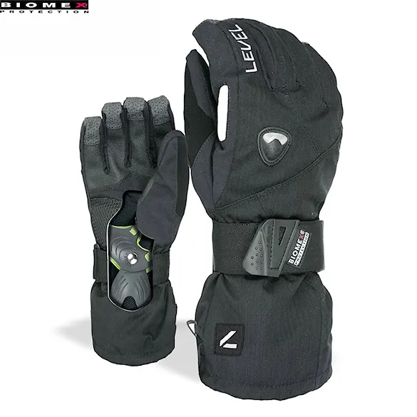 Rukavice na snowboard Level Fly black 2027 - 1