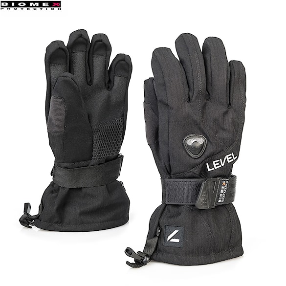 Rękawice snowboardowe Level Fly Jr black 2026 - 1