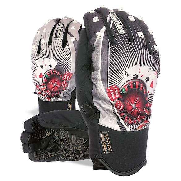 Rukavice na snowboard Level Las Vegas black/white 2012 - 1