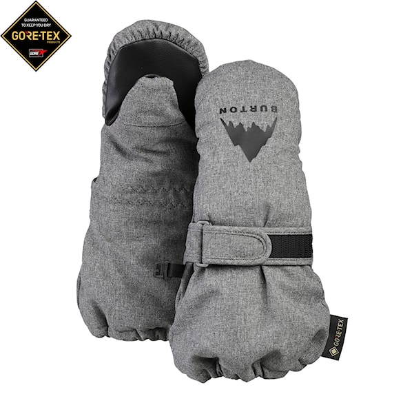 Snowboard Gloves Burton Toddlers GORE-TEX Mitt grey heather 2026 - 1