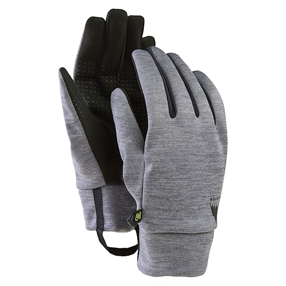 Rukavice na snowboard Burton Touch N Go Liner grey heather 2026 - 1