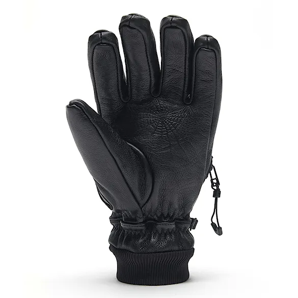 Rękawice snowboardowe DEATHGRIP Ghoul Leather black 2027 - 2