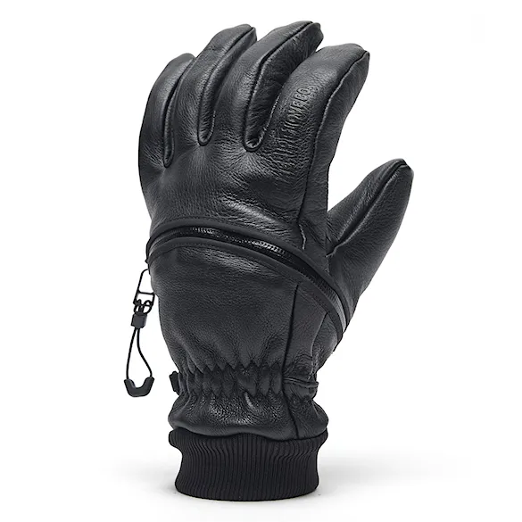 Rękawice snowboardowe DEATHGRIP Ghoul Leather black 2027 - 1