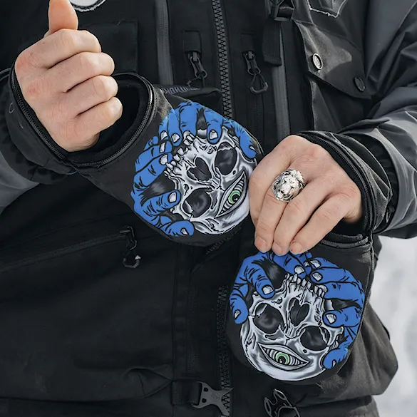 Rukavice na snowboard DEATHGRIP Ghoul Mitt jamie lynn 2027 - 3