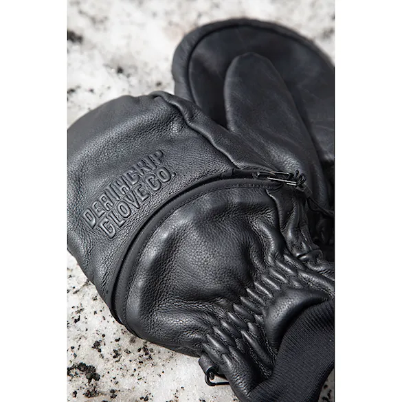 Snowboard Gloves DEATHGRIP Ghoul Mitt Leather black 2026 - 4