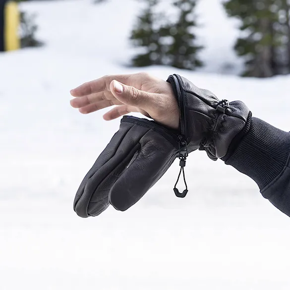 Snowboard Gloves DEATHGRIP Ghoul Mitt Leather bluxton 2027 - 3