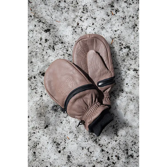 Snowboard Gloves DEATHGRIP Ghoul Mitt Leather rose 2026 - 3