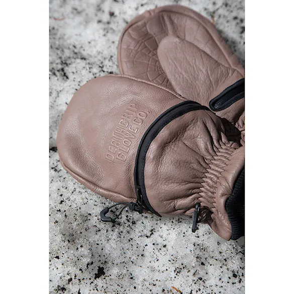 Snowboard Gloves DEATHGRIP Ghoul Mitt Leather rose 2026 - 4