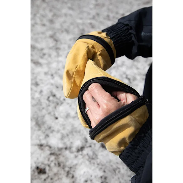 Snowboard Gloves DEATHGRIP Ghoul Mitt Leather tan 2026 - 4