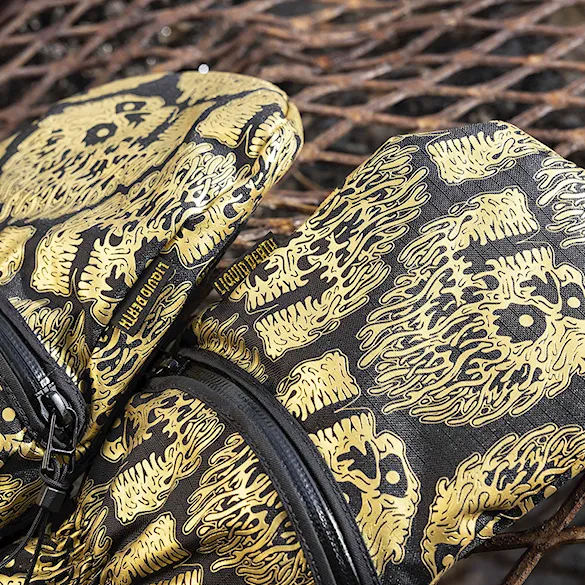 Rukavice na snowboard DEATHGRIP Ghoul Mitt liquid death 2027 - 4