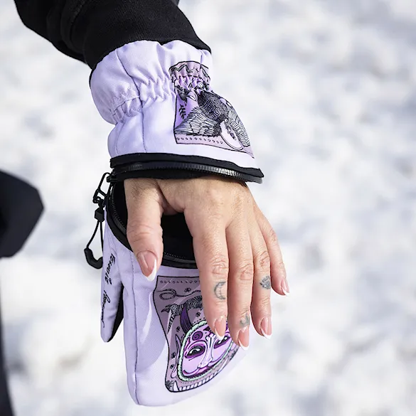 Rukavice na snowboard DEATHGRIP Ghoul Mitt melodie 2027 - 5