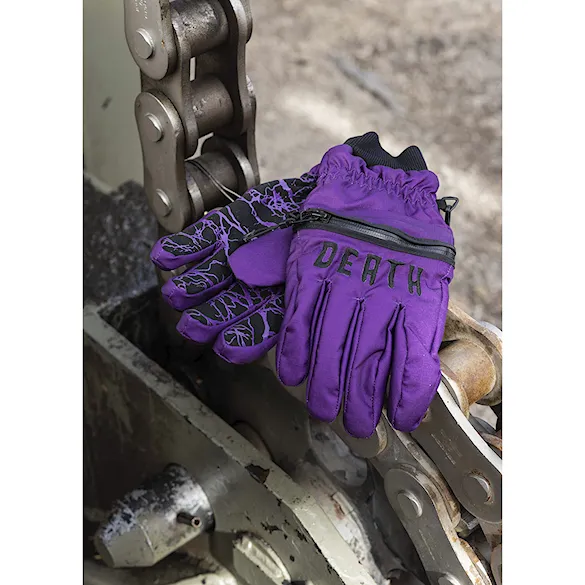 Rękawice snowboardowe DEATHGRIP Ghoul purple 2027 - 4