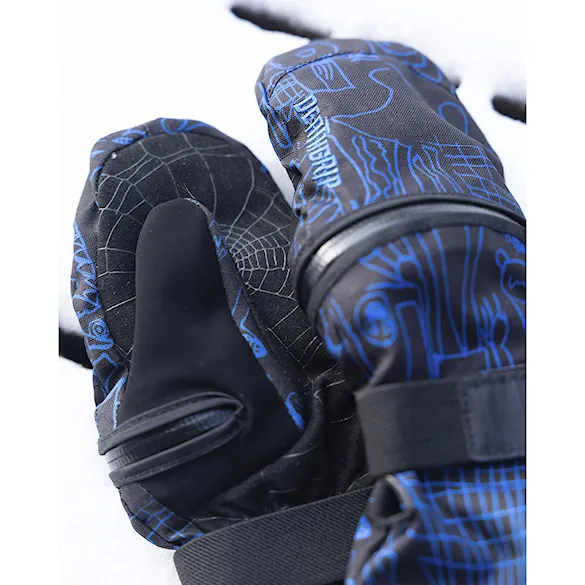 Rękawice snowboardowe DEATHGRIP Gremlin Mitt max/blue 2027 - 3