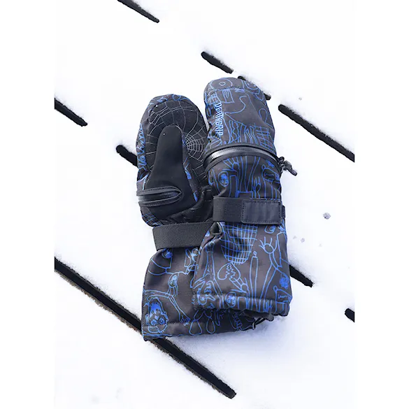 Rękawice snowboardowe DEATHGRIP Gremlin Mitt max/blue 2027 - 4