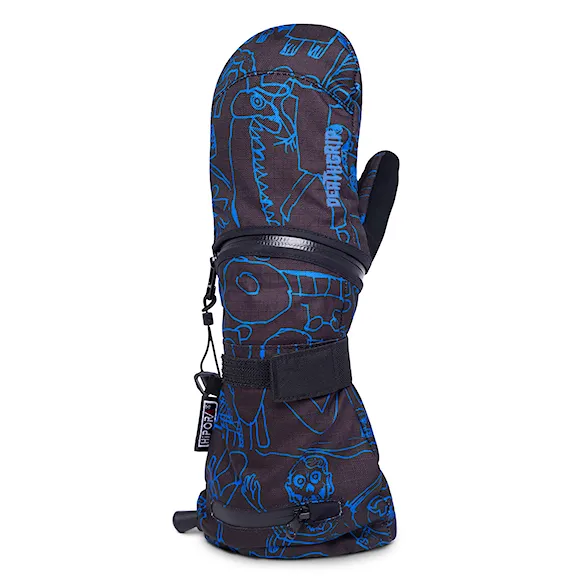 Rękawice snowboardowe DEATHGRIP Gremlin Mitt max/blue 2027 - 1