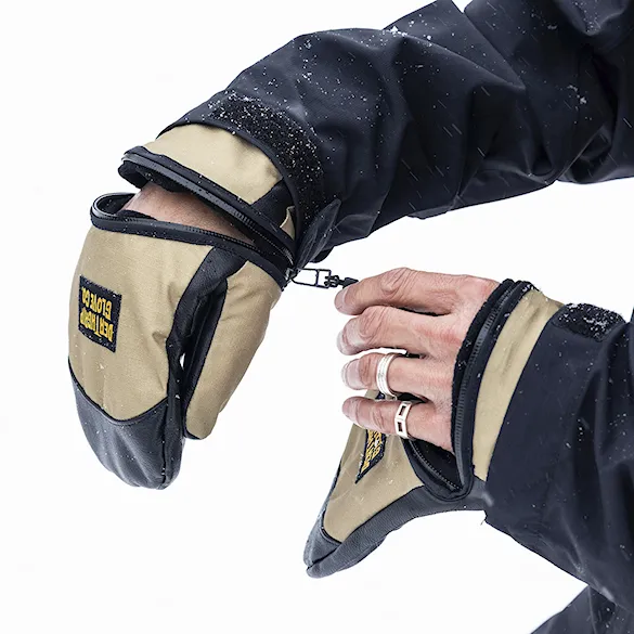 Rukavice na snowboard DEATHGRIP Werewolf Mitt bronze/black 2027 - 3