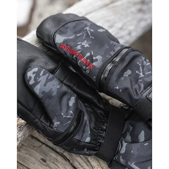 Rukavice na snowboard DEATHGRIP Werewolf Mitt Long Cut black camo 2027 - 6