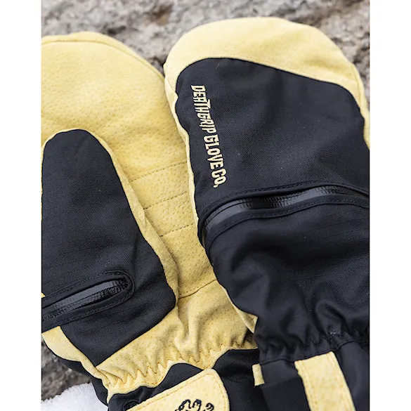 Rukavice na snowboard DEATHGRIP Werewolf Mitt tan/black 2027 - 5