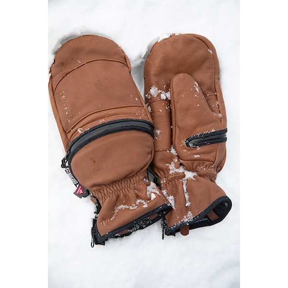 Rękawice snowboardowe DEATHGRIP Zombie Mitt brown 2026 - 3
