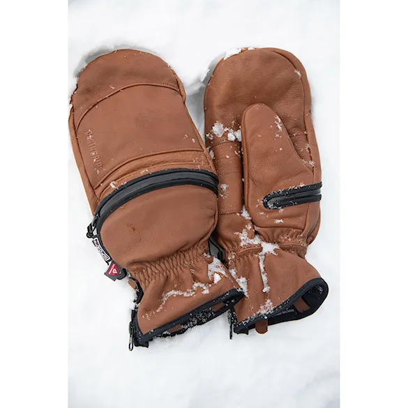 Rękawice snowboardowe DEATHGRIP Zombie Mitt brown 2026 - 3